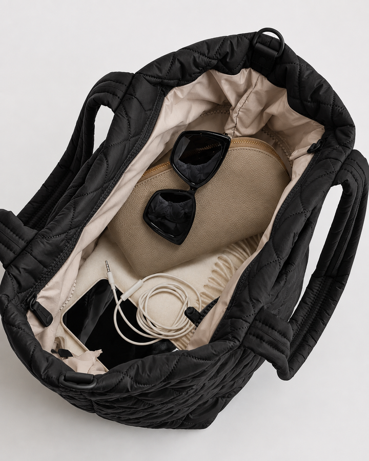 AMELIE Quilted Diaper Bag Tote