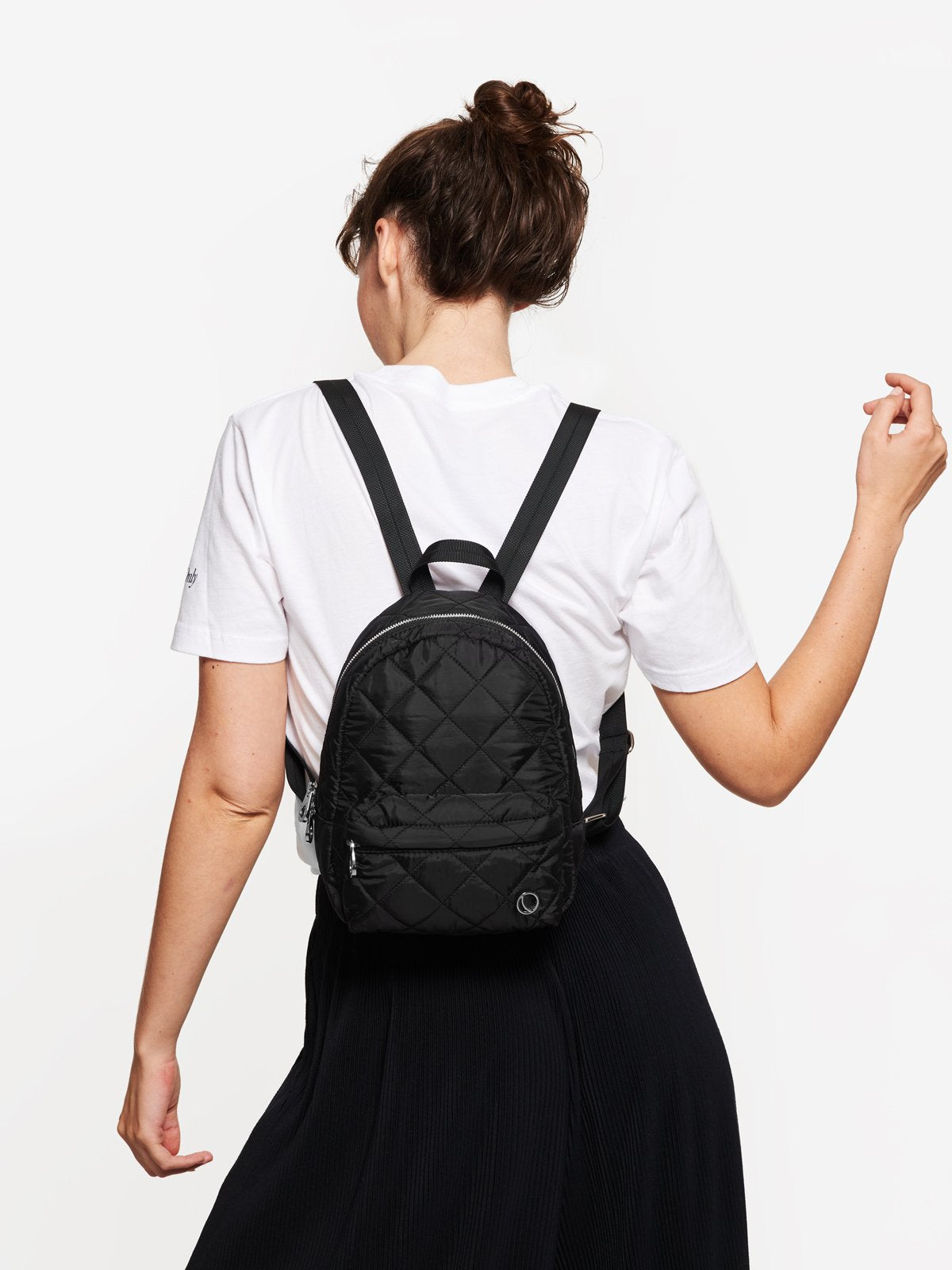 Elliana quilted top mini backpack